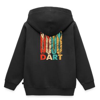 Dard - Sweat Premium à capuche enfant bio - noir - Dos - AI Model Kid Male (0cm)