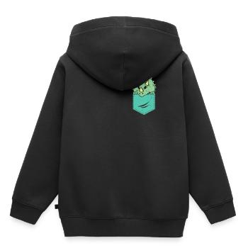 Triceratops - Kids Premium Organic Hoodie - black - Back - AI Model Kid Male (0cm)