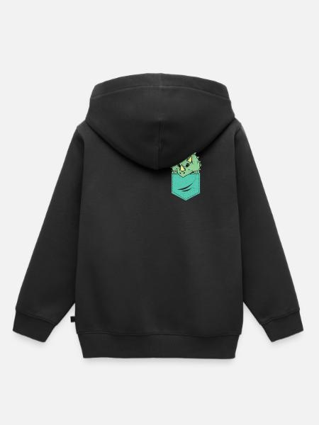 Triceratops - Kinder Premium Organic Hoodie - Schwarz
