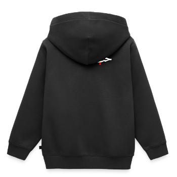 "Love" in Arabic Letters Halal Arab - Kids Premium Organic Hoodie - black - Back - AI Model Kid Male (0cm)