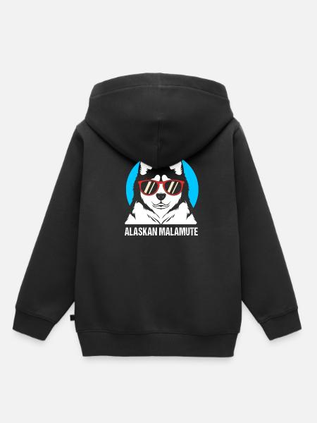 Malamute - Kinder Premium Organic Hoodie - Schwarz