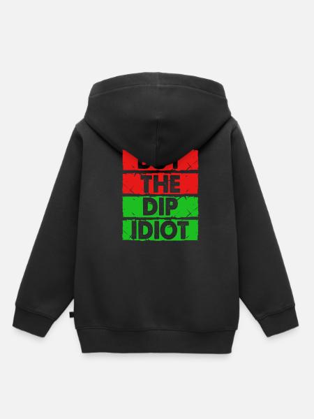 Börse - Kinder Premium Organic Hoodie - Schwarz