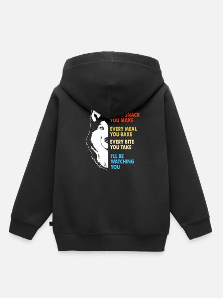 Malamut - Kinder Premium Organic Hoodie - Schwarz