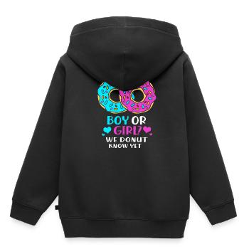 Futures mamans Maman - Sweat Premium à capuche enfant bio - noir - Dos - AI Model Kid Male (0cm)