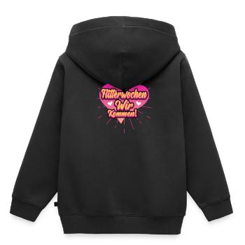 Lustig Flitterwochen Hochzeitsreise Geschenk - Kinder Premium Organic Hoodie - Schwarz - Hinten - AI Model Kid Male (0cm)