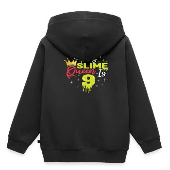 Craft Kids Slime Lover Slime Girl Alter 9 Kid - Kinder Premium Organic Hoodie - Schwarz - Hinten - AI Model Kid Male (0cm)