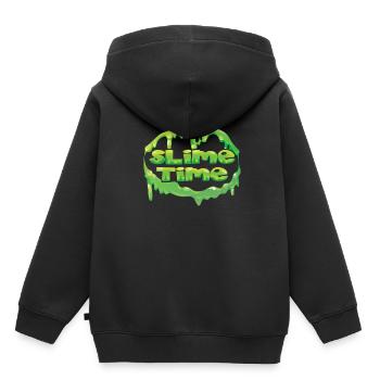 Slime Kid Bunte Slime Crafts Kunst Slime Time - Kinder Premium Organic Hoodie - Schwarz - Hinten - AI Model Kid Male (0cm)