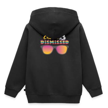 Journée d’été de l’école Bonne dernière classe rejetée - Sweat Premium à capuche enfant bio - noir - Dos - AI Model Kid Male (0cm)