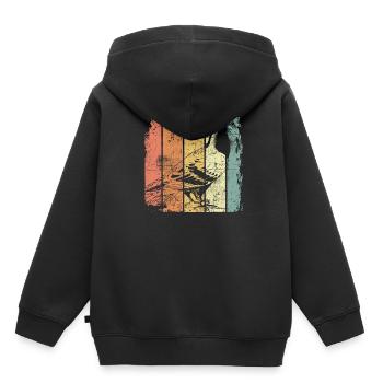 Carrier pigeon - Kids Premium Organic Hoodie - black - Back - AI Model Kid Male (0cm)