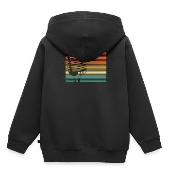 Singer - Kids Premium Organic Hoodie - black - Back - AI Model Kid Male (0cm)