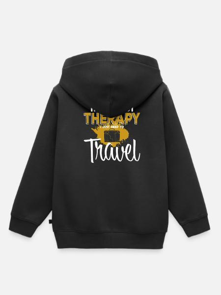 Reisen - Kinder Premium Organic Hoodie - Schwarz
