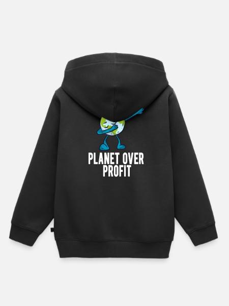 Klimaschutz - Kinder Premium Organic Hoodie - Schwarz
