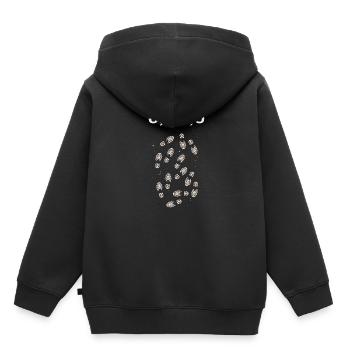 Pas de danse danse danse instructeur danse couple - Sweat Premium à capuche enfant bio - noir - Dos - AI Model Kid Male (0cm)