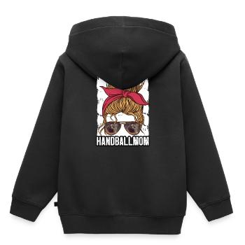 Handball players Handball players - Kids Premium Organic Hoodie - black - Back - AI Model Kid Male (0cm)