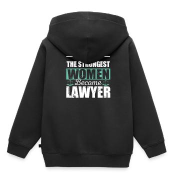 Anwalt - Kinder Premium Organic Hoodie - Schwarz - Hinten - AI Model Kid Male (0cm)