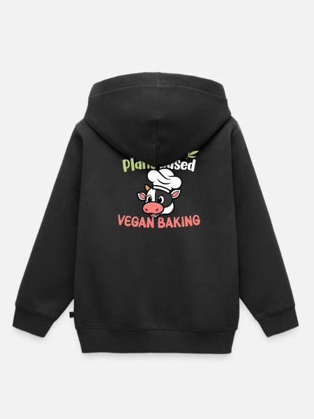 Plant based - Vegan Baking - Kinder Premium Organic Hoodie - Schwarz