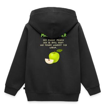 Mathematiker Mathematik Mathe Examen Lehramt - Kinder Premium Organic Hoodie - Schwarz - Hinten - AI Model Kid Male (0cm)