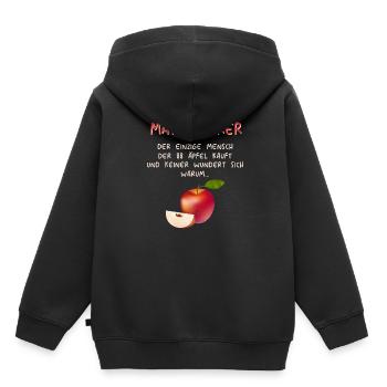 Mathematiker Mathematik Mathe Examen Lehramt - Kinder Premium Organic Hoodie - Schwarz - Hinten - AI Model Kid Male (0cm)