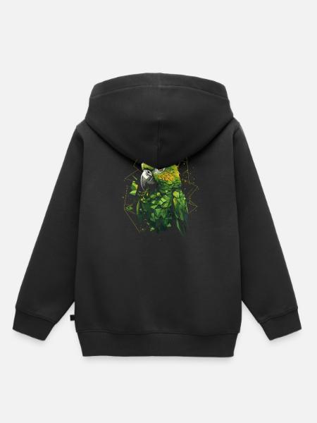 Wellensittich Sittich - Kinder Premium Organic Hoodie - Schwarz