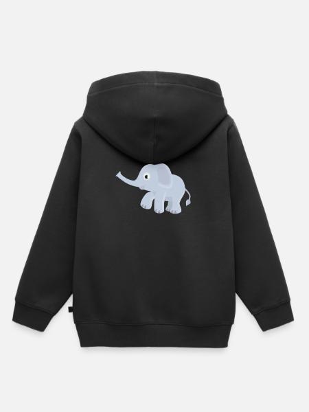 elef84 - Kinder Premium Organic Hoodie - Schwarz
