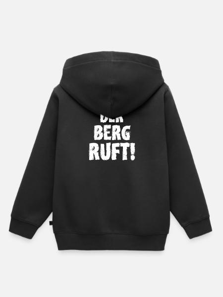 Der Berg ruft - Kinder Premium Organic Hoodie - Schwarz