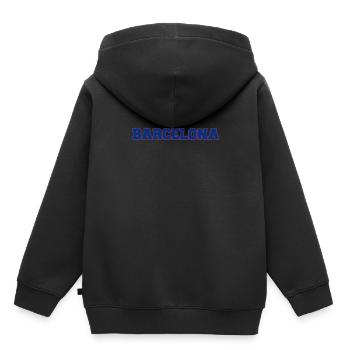 Barcelona - Kids Premium Organic Hoodie - black - Back - AI Model Kid Male (0cm)