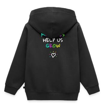 Children Pupils Youth Mistakes Help Motivation - Kids Premium Organic Hoodie - black - Back - AI Model Kid Male (0cm)