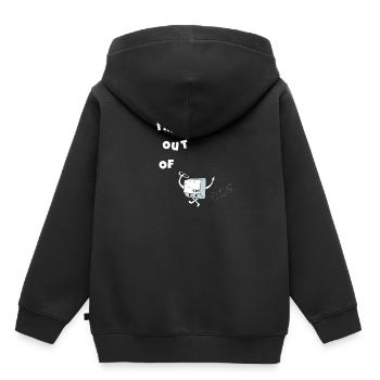 Je suis hors de contrôle - Sweat Premium à capuche enfant bio - noir - Dos - AI Model Kid Male (0cm)