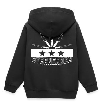 Sternekoch | Koch | Küche | Kochen - Kinder Premium Organic Hoodie - Schwarz - Hinten - AI Model Kid Male (0cm)