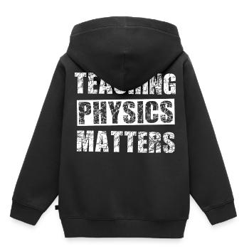 Die Physiker - Kinder Premium Organic Hoodie - Schwarz - Hinten - AI Model Kid Male (0cm)