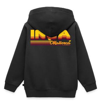 Inca resort in Majorca Design - Kids Premium Organic Hoodie - black - Back - AI Model Kid Male (0cm)