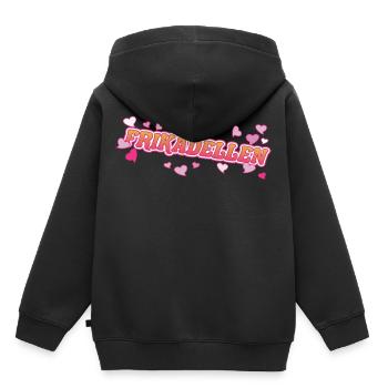 Design de boulettes de viande pour le fan de boulettes de viande - Sweat Premium à capuche enfant bio - noir - Dos - AI Model Kid Male (0cm)
