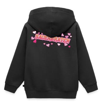 Sauerbraten ein Design für den Braten Fan - Kinder Premium Organic Hoodie - Schwarz - Hinten - AI Model Kid Male (0cm)