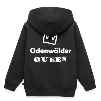 La Majesté de l’Odenwald - Sweat Premium à capuche enfant bio - noir - Dos - AI Model Kid Male (0cm)