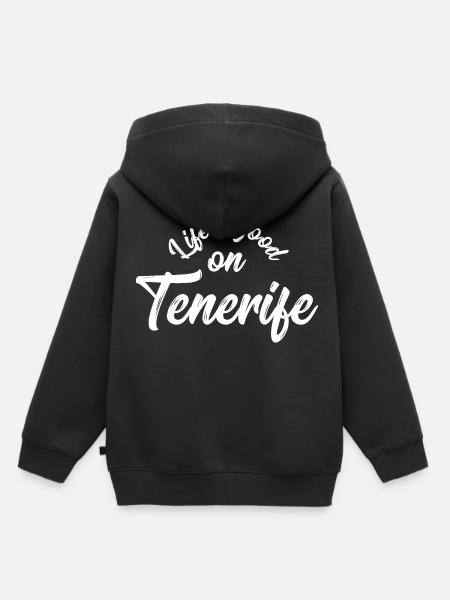 Teneriffa Liebe - Kinder Premium Organic Hoodie - Schwarz