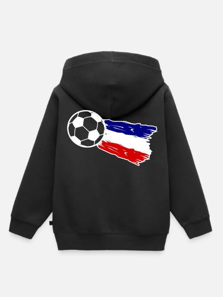 Die Ballspieler aus Frankreich - Kinder Premium Organic Hoodie - Schwarz