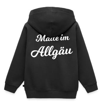Das Allgäu in Süddeutschland - Kinder Premium Organic Hoodie - Schwarz - Hinten - AI Model Kid Male (0cm)