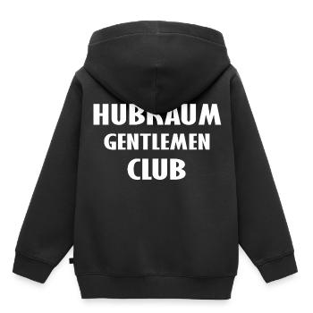 Motor und Hubraum Club - Kinder Premium Organic Hoodie - Schwarz - Hinten - AI Model Kid Male (0cm)