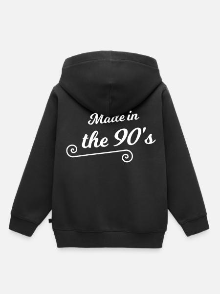 Die Neunziger - Kinder Premium Organic Hoodie - Schwarz