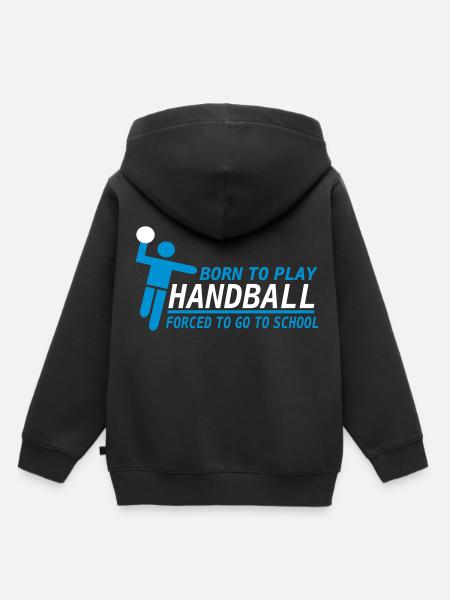 Handball - Kinder Premium Organic Hoodie - Schwarz