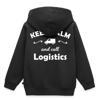 The transport people - Kids Premium Organic Hoodie - black - Back - AI Model Kid Male (0cm)