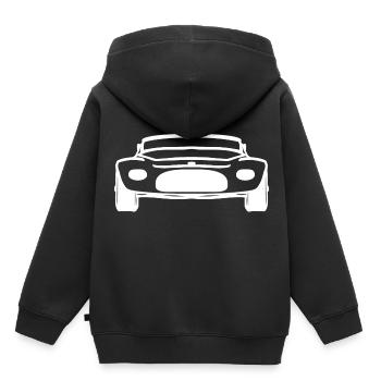 Die Autofahrer - Kinder Premium Organic Hoodie - Schwarz - Hinten - AI Model Kid Male (0cm)