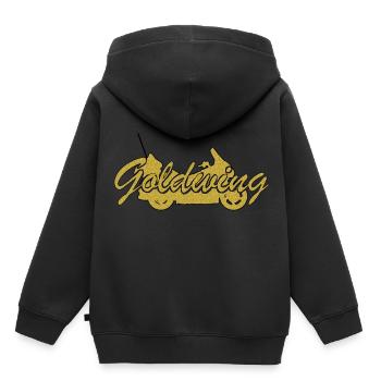 Goldwing cadeau idée cadeau - Sweat Premium à capuche enfant bio - noir - Dos - AI Model Kid Male (0cm)