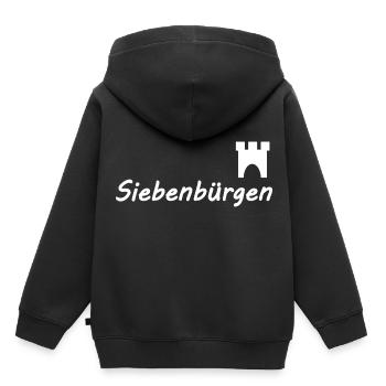 Ausflug nach Transylvania - Kinder Premium Organic Hoodie - Schwarz - Hinten - AI Model Kid Male (0cm)