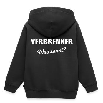 Benzin und Diesel Autos - Kinder Premium Organic Hoodie - Schwarz - Hinten - AI Model Kid Male (0cm)