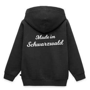 La Forêt-Noire - Sweat Premium à capuche enfant bio - noir - Dos - AI Model Kid Male (0cm)