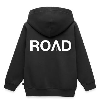 Straßen Logo - Kinder Premium Organic Hoodie - Schwarz - Hinten - AI Model Kid Male (0cm)
