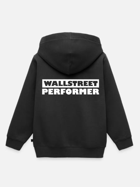 Wallstreet Outperformer - Kinder Premium Organic Hoodie - Schwarz
