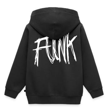 Funk - Kids Premium Organic Hoodie - black - Back - AI Model Kid Male (0cm)