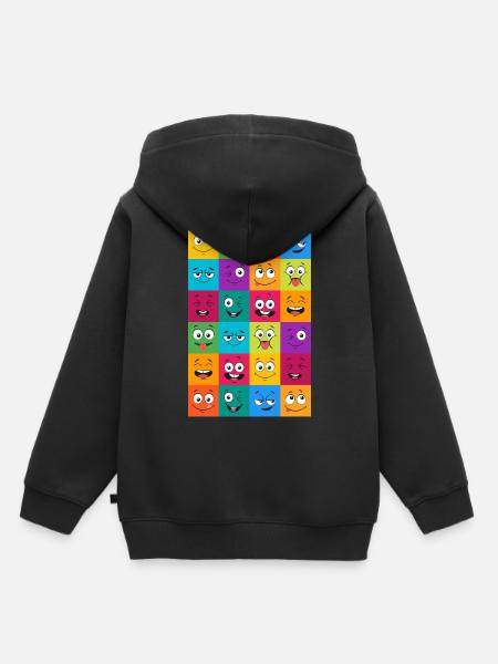 Motivation - Kinder Premium Organic Hoodie - Schwarz